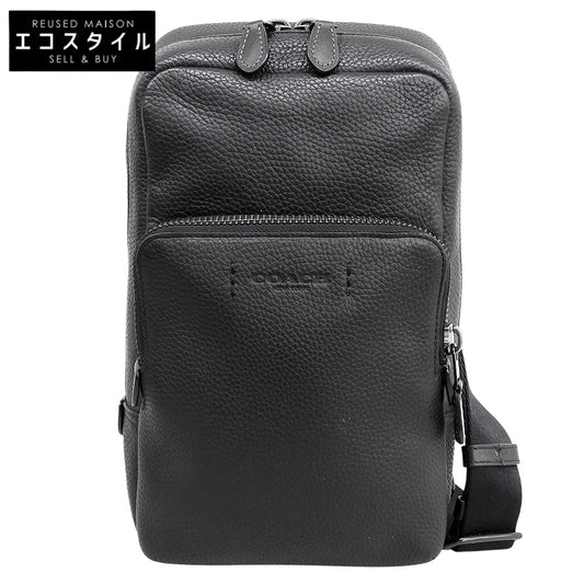 COACH コーチ ゴッサム パック レザー ボディバッグ メンズ ブラック C5331 ボディバッグ
