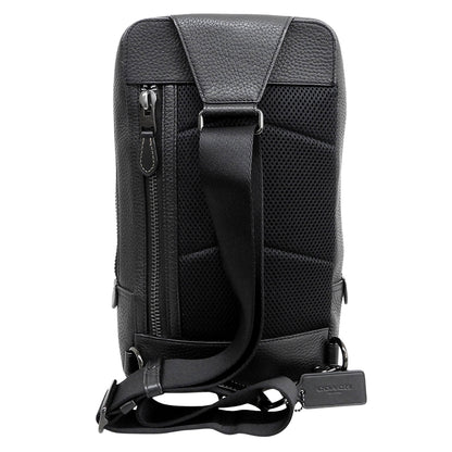 COACH コーチ ゴッサム パック レザー ボディバッグ メンズ ブラック C5331 ボディバッグ