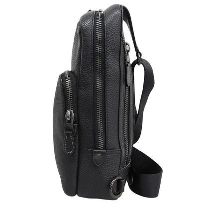 COACH コーチ ゴッサム パック レザー ボディバッグ メンズ ブラック C5331 ボディバッグ