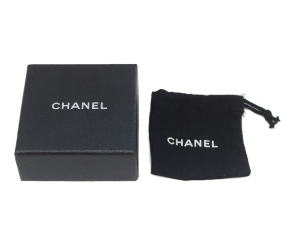 CHANEL シャネル 10P 黒 エナメルココマーク フープピアス ピアス