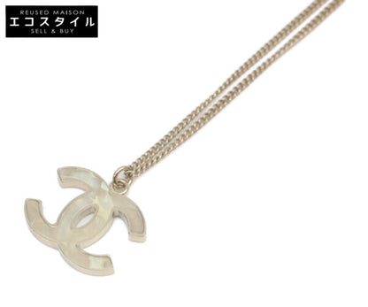 CHANEL シャネル B11A アイボリー レジン ココマーク ネックレス ネックレス
