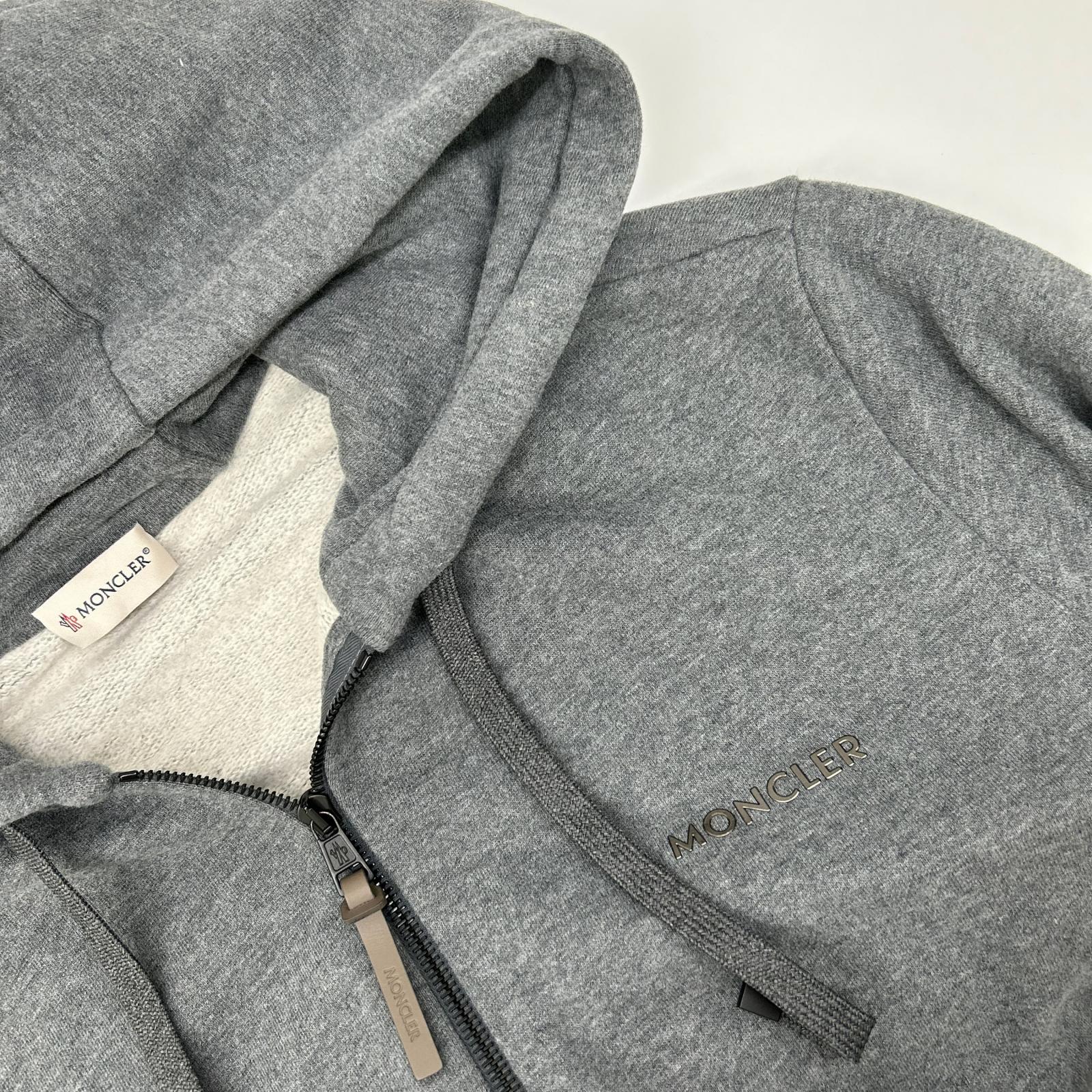 MONCLER モンクレール 25年製 FELPA APERTA CON CAPPUCCIO ジップアップパーカー トップス