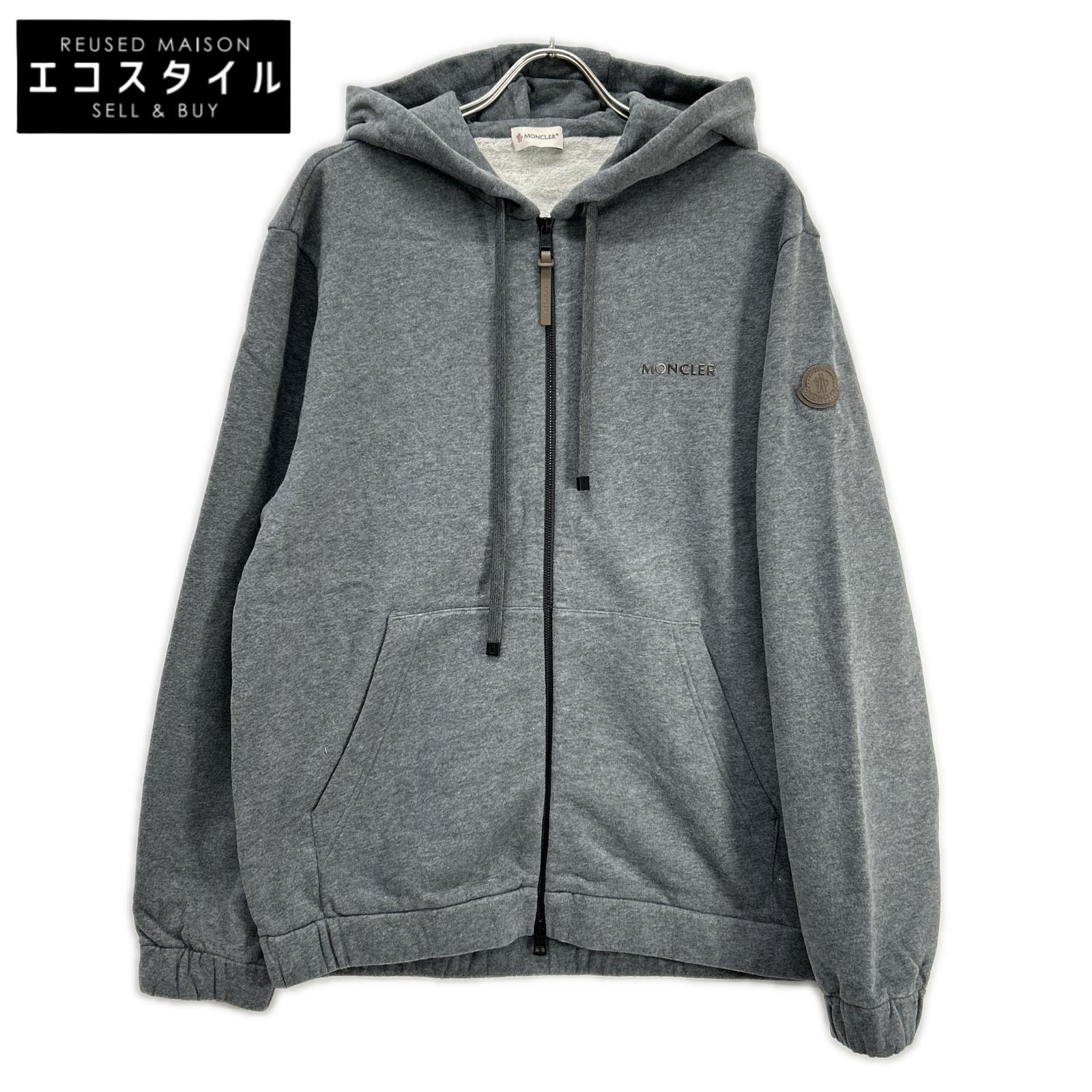 MONCLER モンクレール 25年製 FELPA APERTA CON CAPPUCCIO ジップアップパーカー トップス