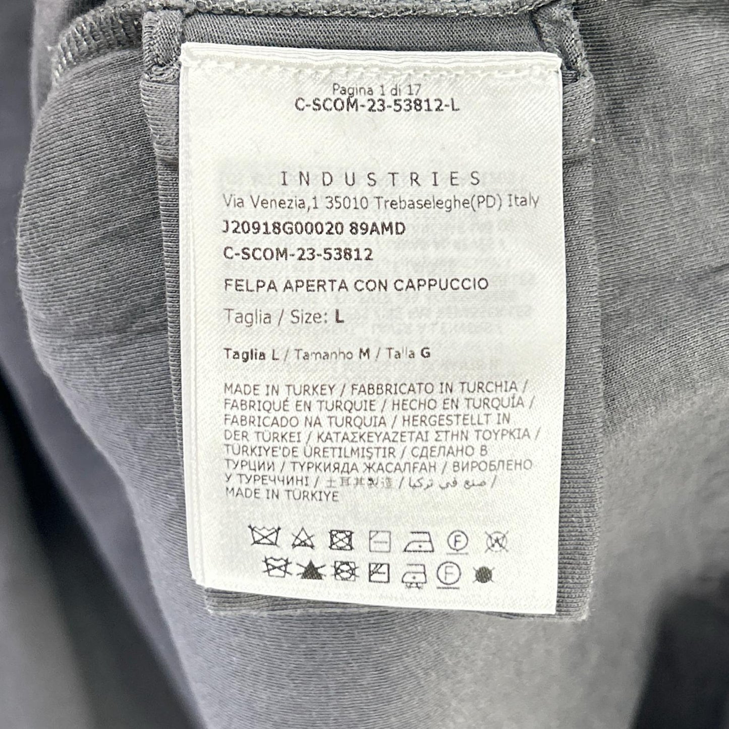 MONCLER モンクレール 23年製 FELPA APERTA CON CAPPUCCIO ジップアップパーカー トップス