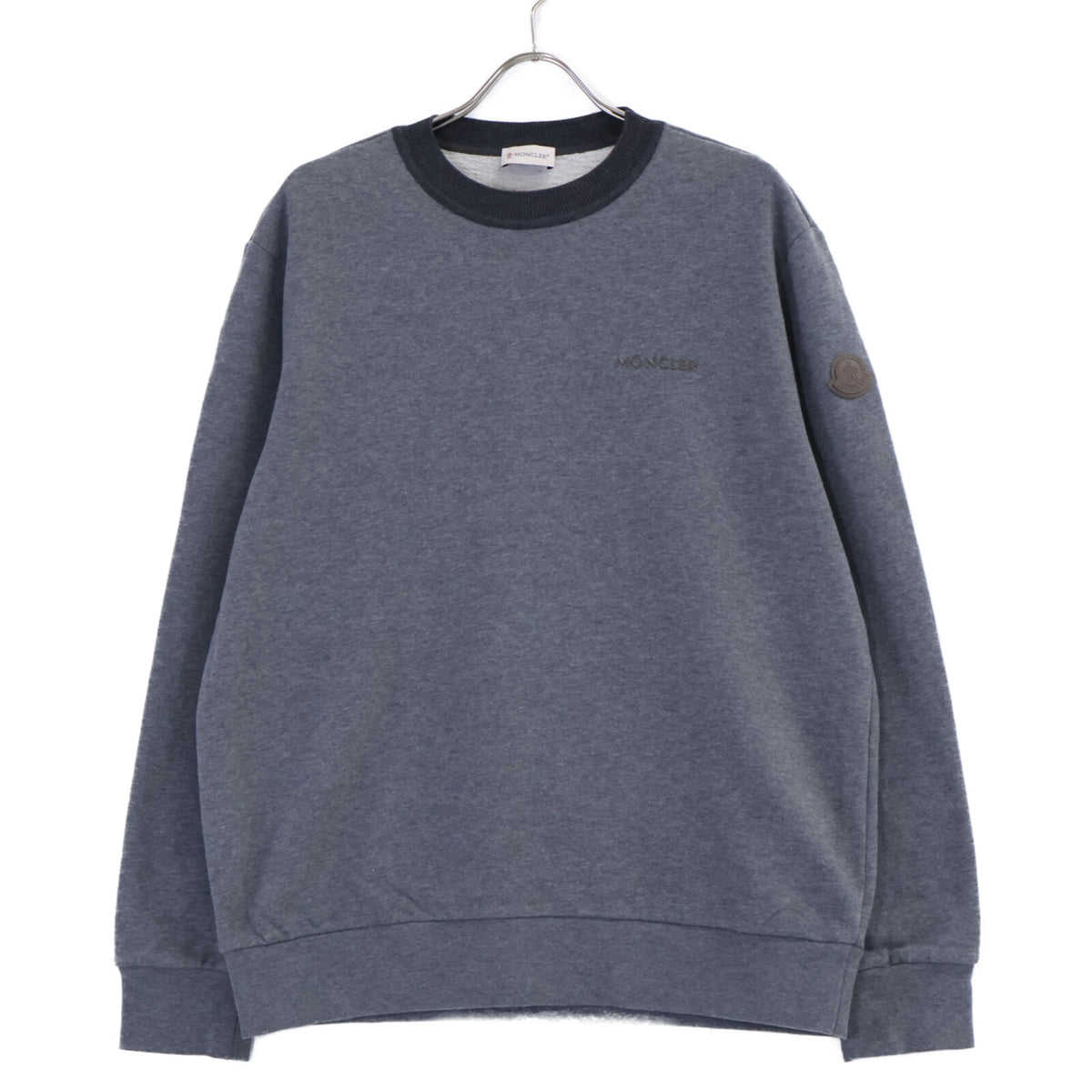 MONCLER モンクレール 25年製　グレー FELPA GIROCOLLO トップス
