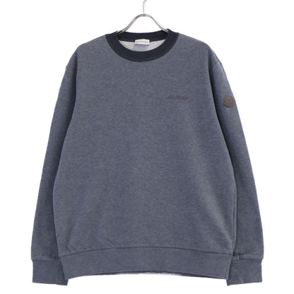 MONCLER Moncler 2025 gray FELPA GIROCOLLO top
