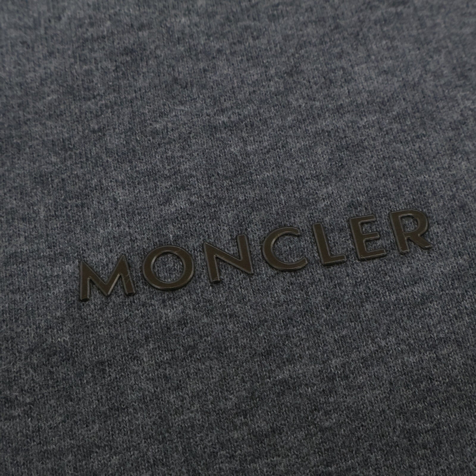 MONCLER Moncler 2025 gray FELPA GIROCOLLO top