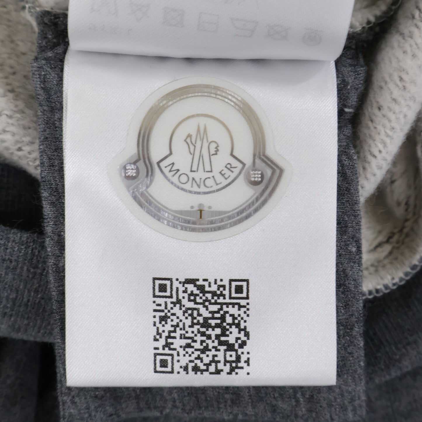 MONCLER モンクレール 25年製　グレー FELPA GIROCOLLO トップス