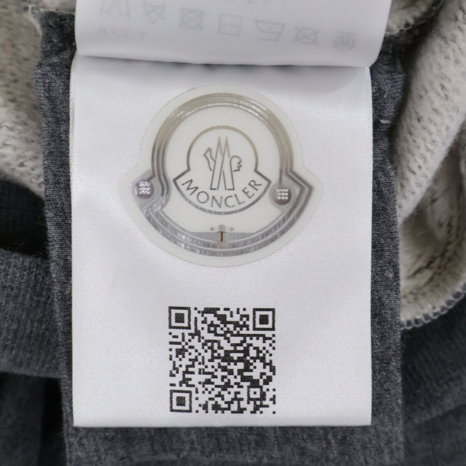 MONCLER モンクレール 25年製　グレー FELPA GIROCOLLO トップス