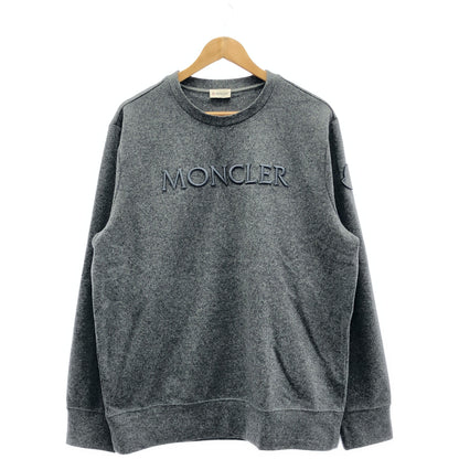 MONCLER 2023 Gray FELPA GIROCOLLO, top