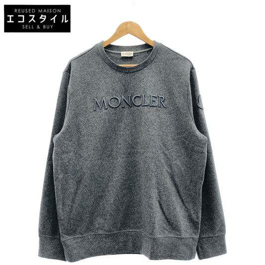 MONCLER モンクレール 23年製　グレー FELPA GIROCOLLO トップス