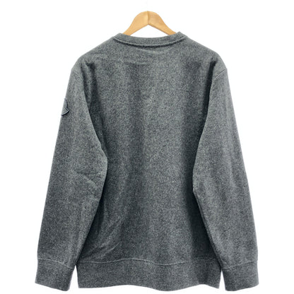 MONCLER 2023 Gray FELPA GIROCOLLO, top
