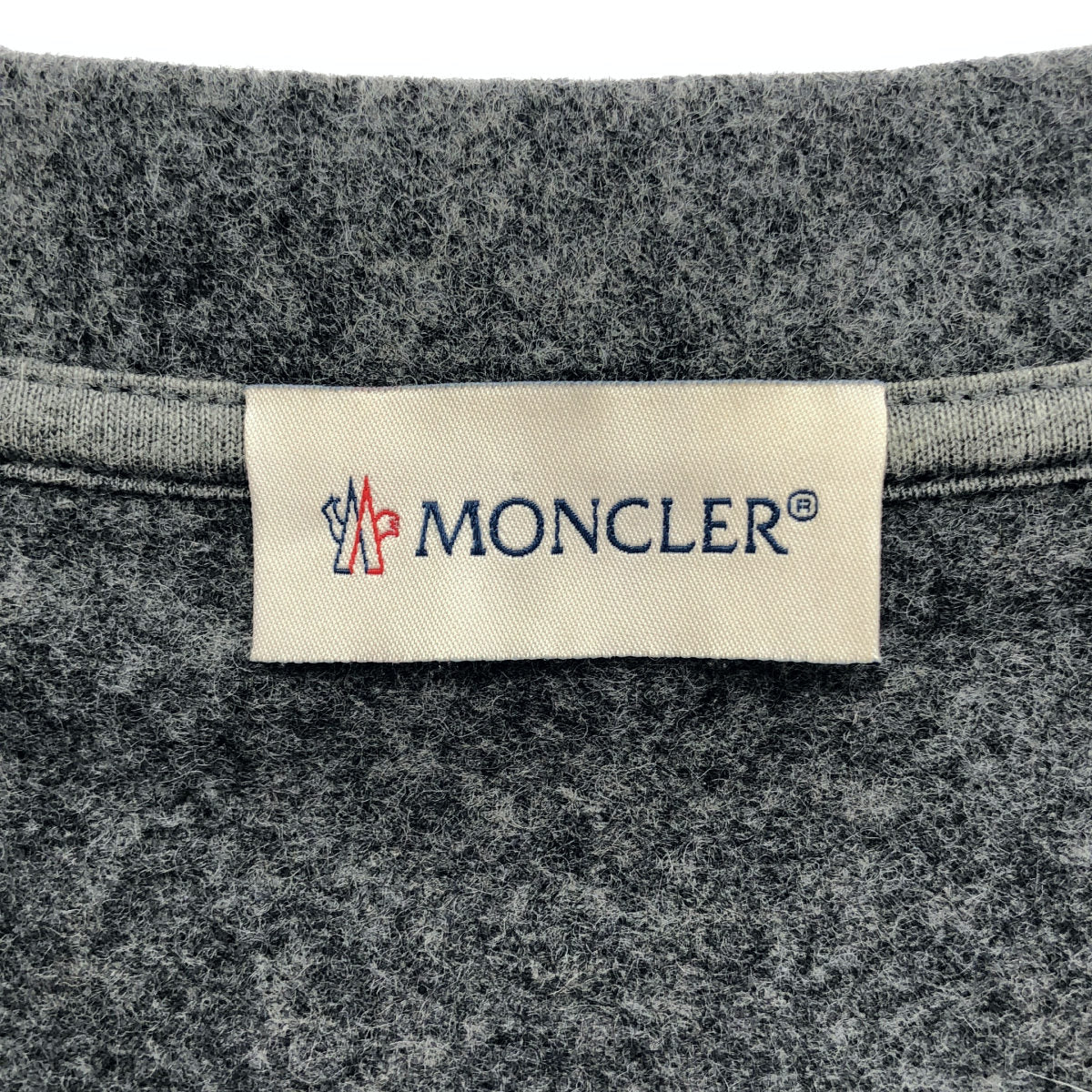 MONCLER 2023 Gray FELPA GIROCOLLO, top
