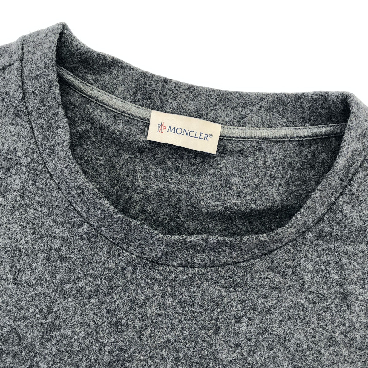 MONCLER 2023 Gray FELPA GIROCOLLO, top