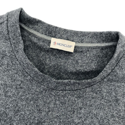 MONCLER 2023 Gray FELPA GIROCOLLO, top