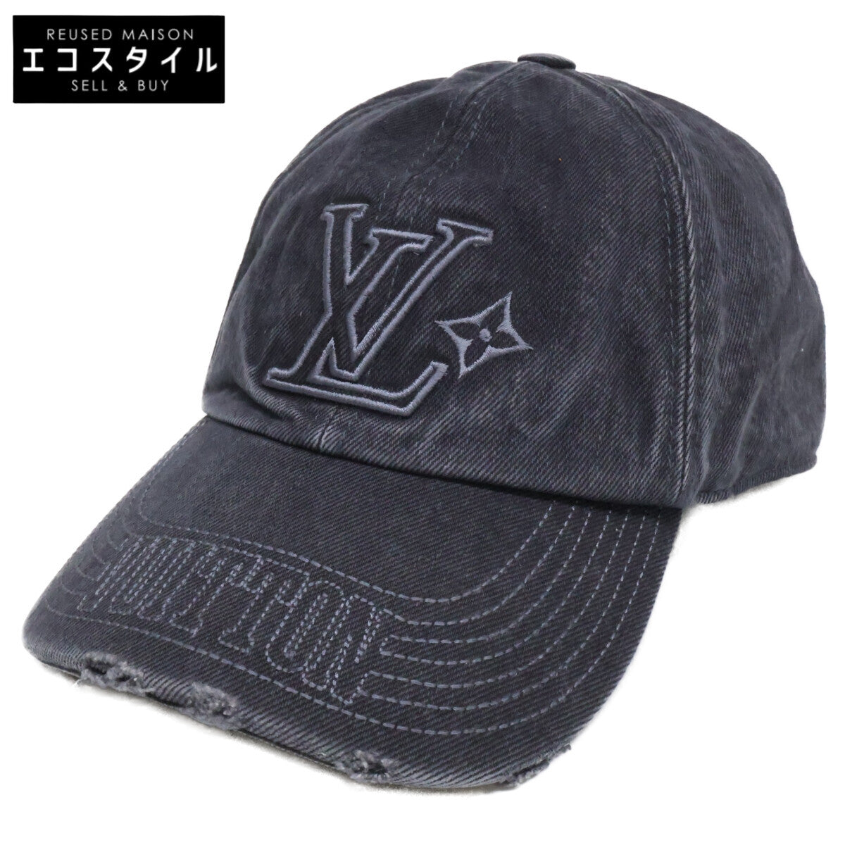 LOUIS VUITTON ルイヴィトン 【即決/国内正規】25年製 M5235L デニム ウォッシュド キャップ 帽子