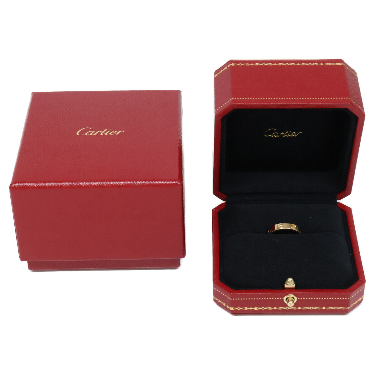 Cartier カルティエ 仕上げ済み Au750YG ミニラブ リング 指輪