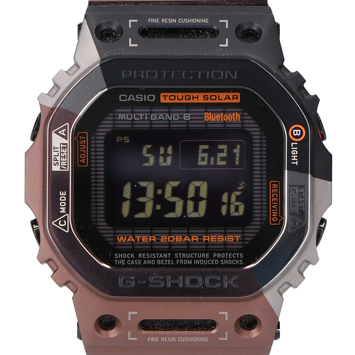 G-SHOCK ジーショック 美品 GMW-B5000TVB-1JR カモフラ フルメタル タフソーラー電波 腕時計