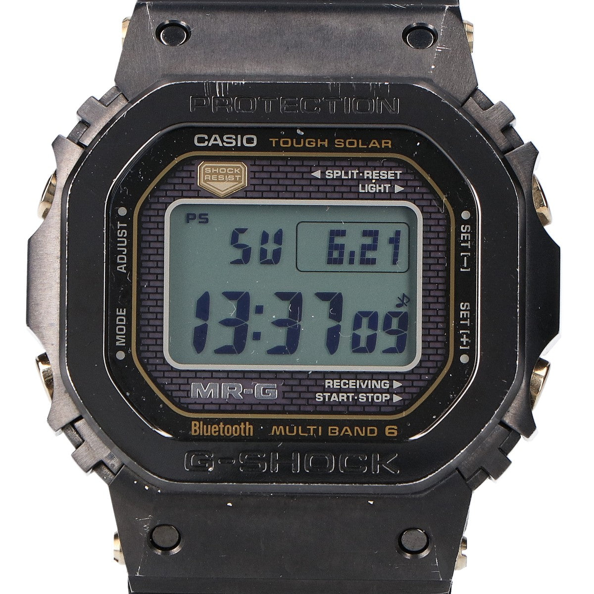 G-SHOCK ジーショック MRG-B5000R-1JR チタン＆コバリオン ラバーバンド タフソーラー電波 腕時計