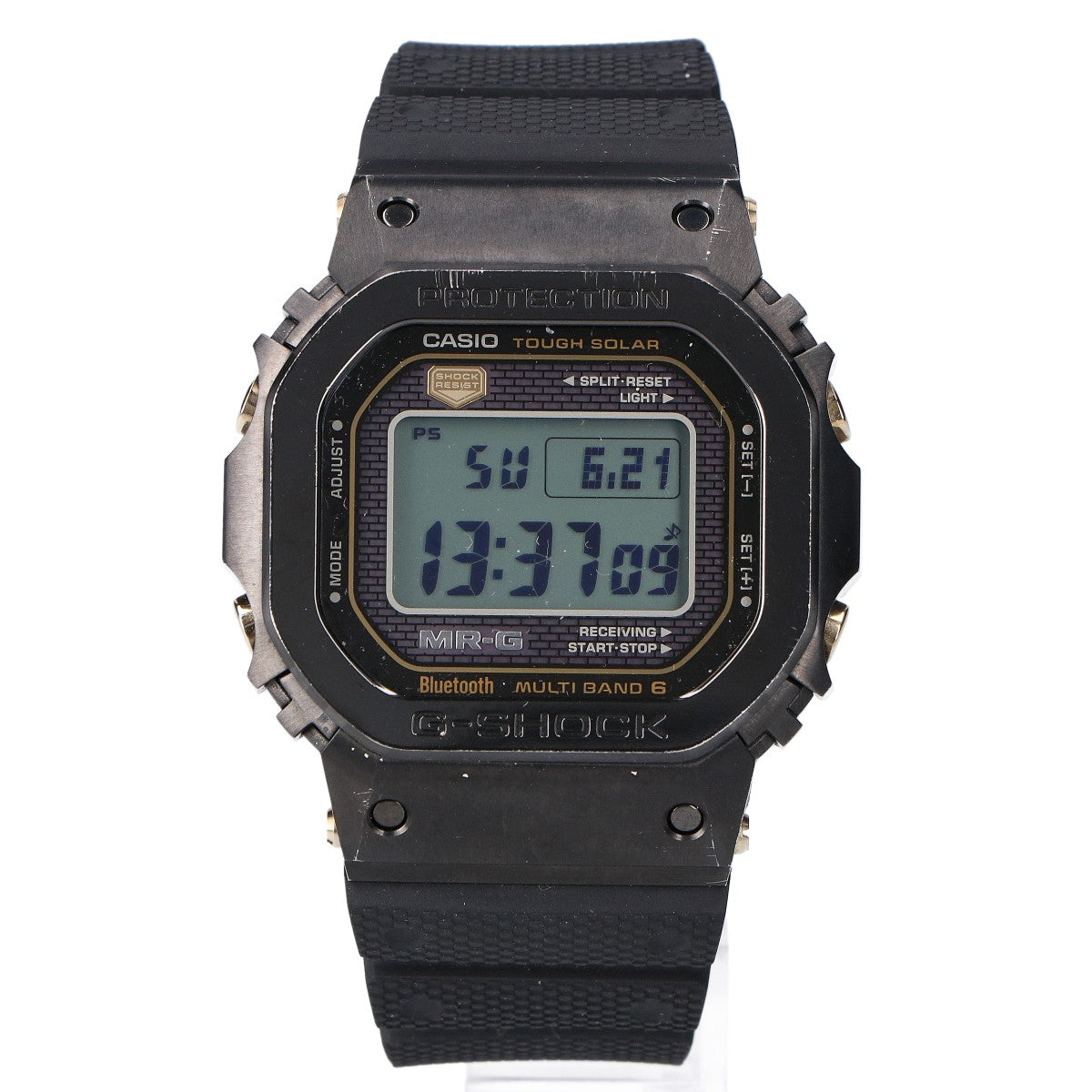 G-SHOCK ジーショック MRG-B5000R-1JR チタン＆コバリオン ラバーバンド タフソーラー電波 腕時計