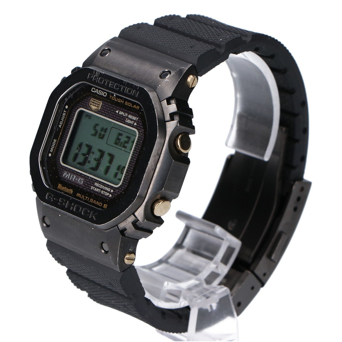 G-SHOCK ジーショック MRG-B5000R-1JR チタン＆コバリオン ラバーバンド タフソーラー電波 腕時計