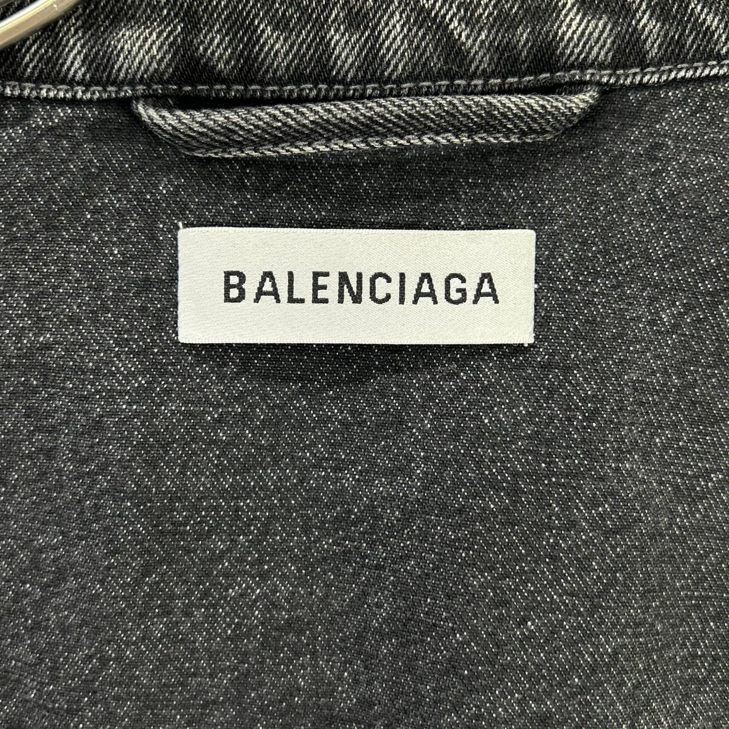 BALENCIAGA バレンシアガ 529177 18AW バックロゴ デニムジャケット ジャケット