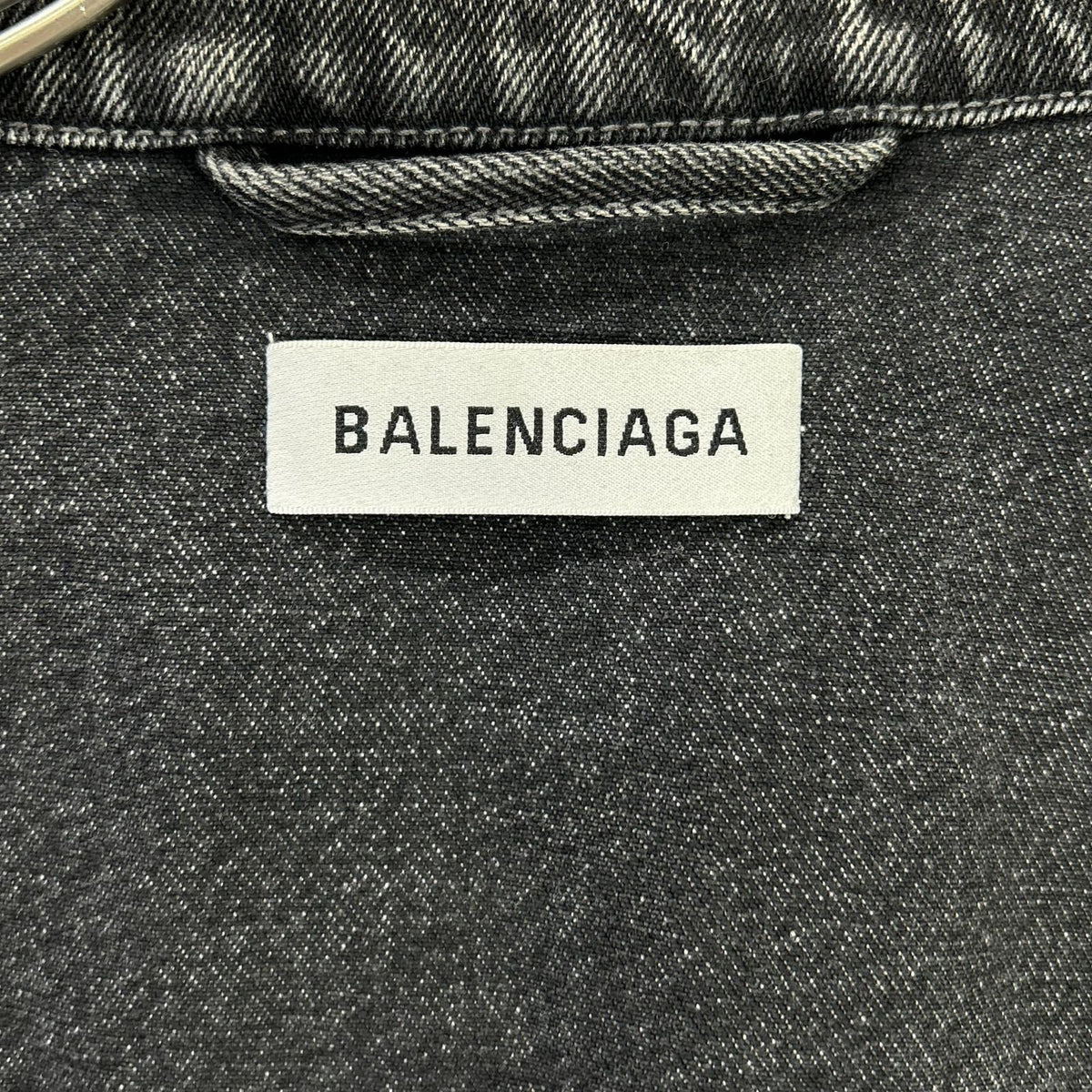 BALENCIAGA バレンシアガ 529177 18AW バックロゴ デニムジャケット ジャケット