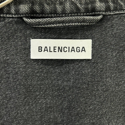 BALENCIAGA バレンシアガ 529177 18AW バックロゴ デニムジャケット ジャケット