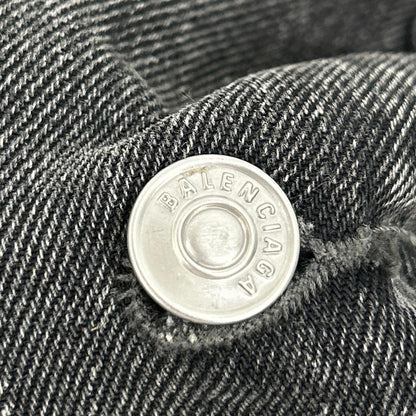 BALENCIAGA バレンシアガ 529177 18AW バックロゴ デニムジャケット ジャケット
