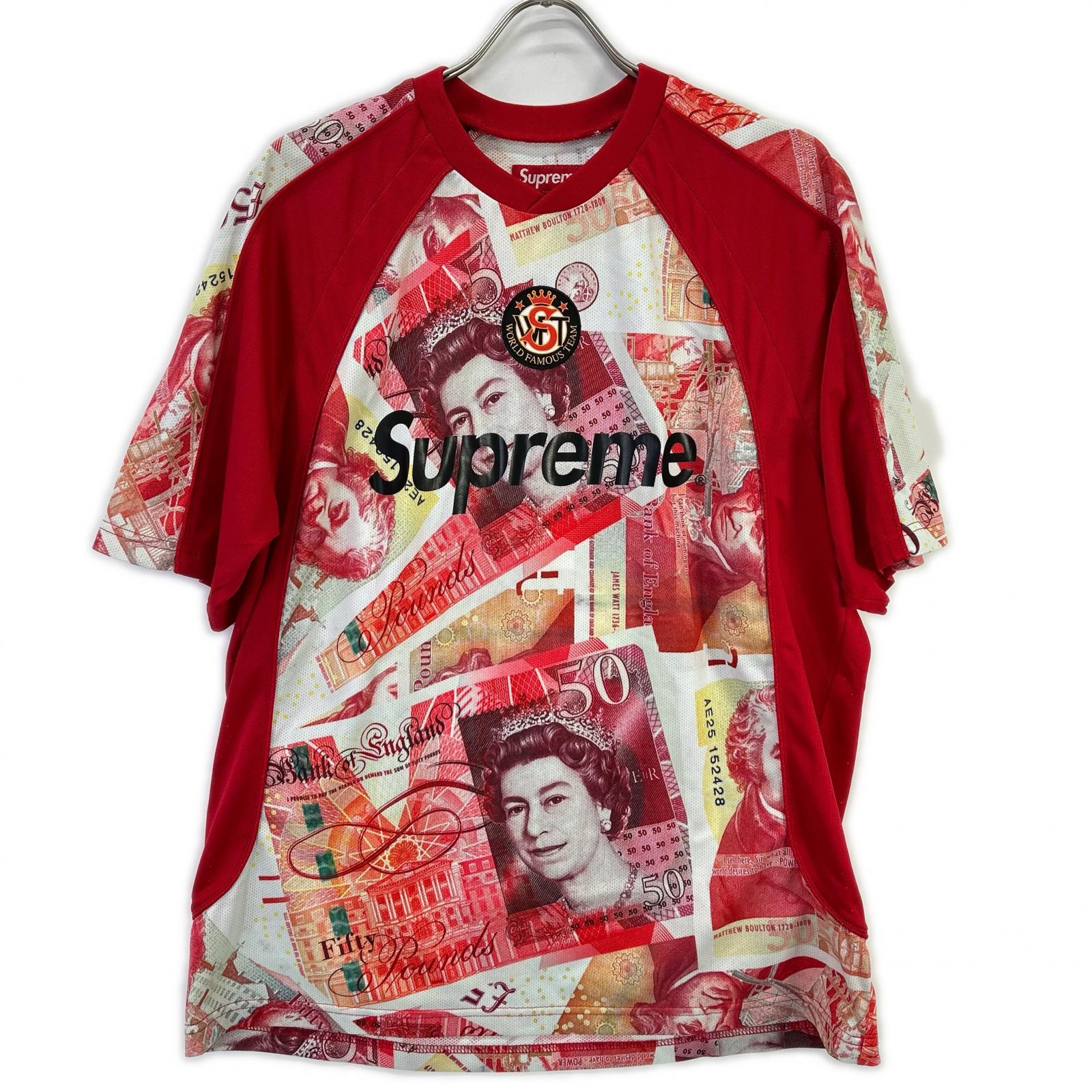 Supreme シュプリーム Pounds Soccer Jersey RED トップス
