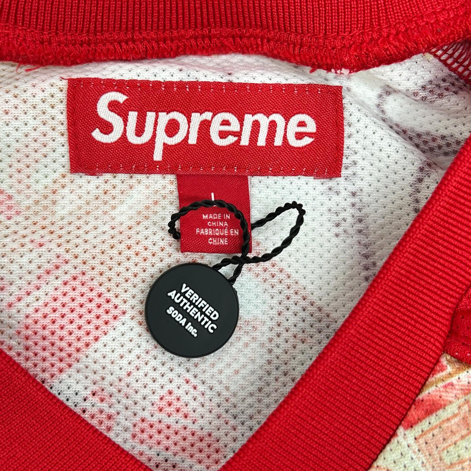 Supreme シュプリーム Pounds Soccer Jersey RED トップス