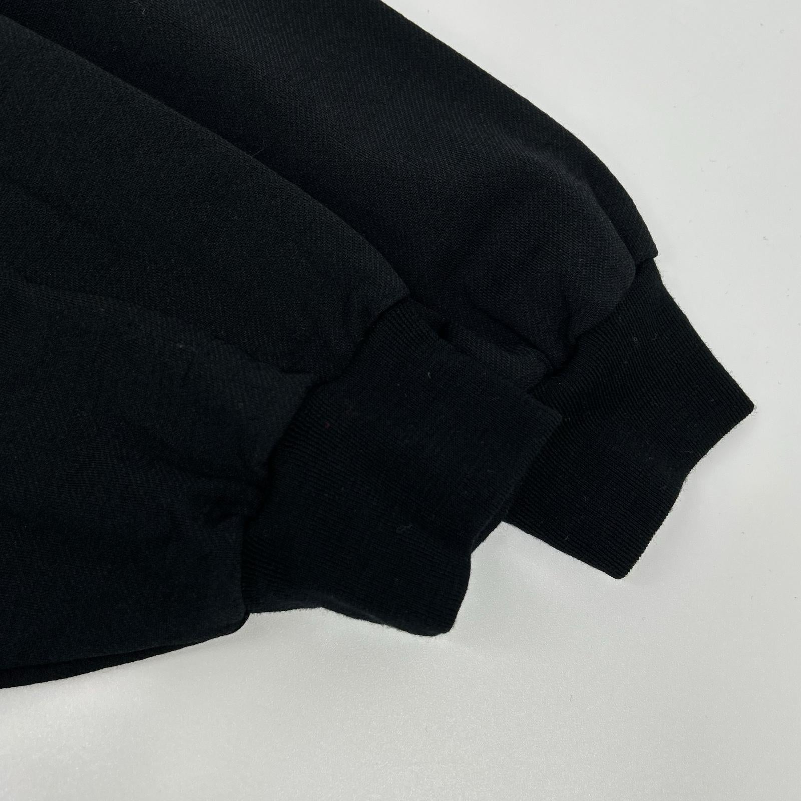 AURALEE オーラリー A25AP01WU ブラック LIGHT WOOL SWEAT HALF ZIP トップス