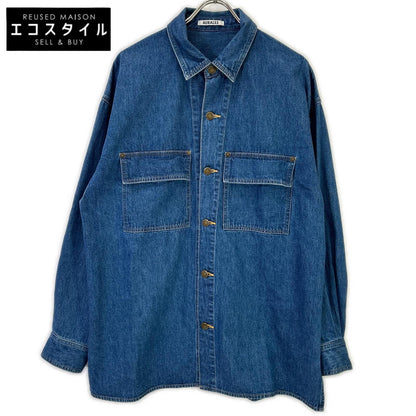 AURALEE オーラリー A25SS01SD SELVEDGE LIGHT OZ DENIM SHIRT トップス