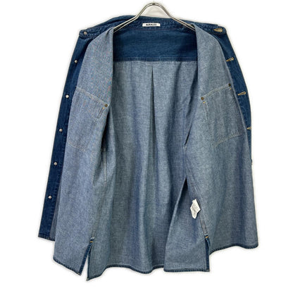 AURALEE オーラリー A25SS01SD SELVEDGE LIGHT OZ DENIM SHIRT トップス