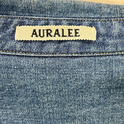 AURALEE オーラリー A25SS01SD SELVEDGE LIGHT OZ DENIM SHIRT トップス