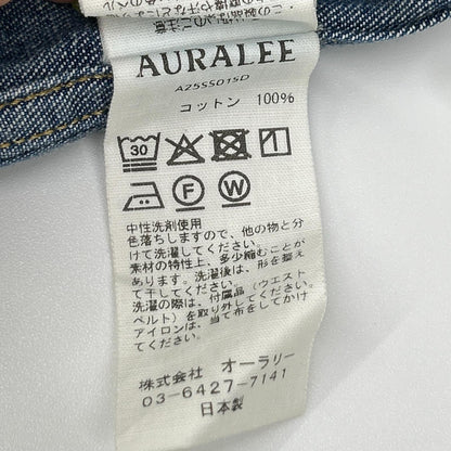 AURALEE オーラリー A25SS01SD SELVEDGE LIGHT OZ DENIM SHIRT トップス