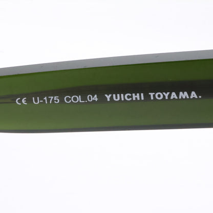 YUICHI TOYAMA ユウイチトヤマ 【美品】U-175 COL.04 ORD ウェリントンシェイプ アイウェア 眼鏡