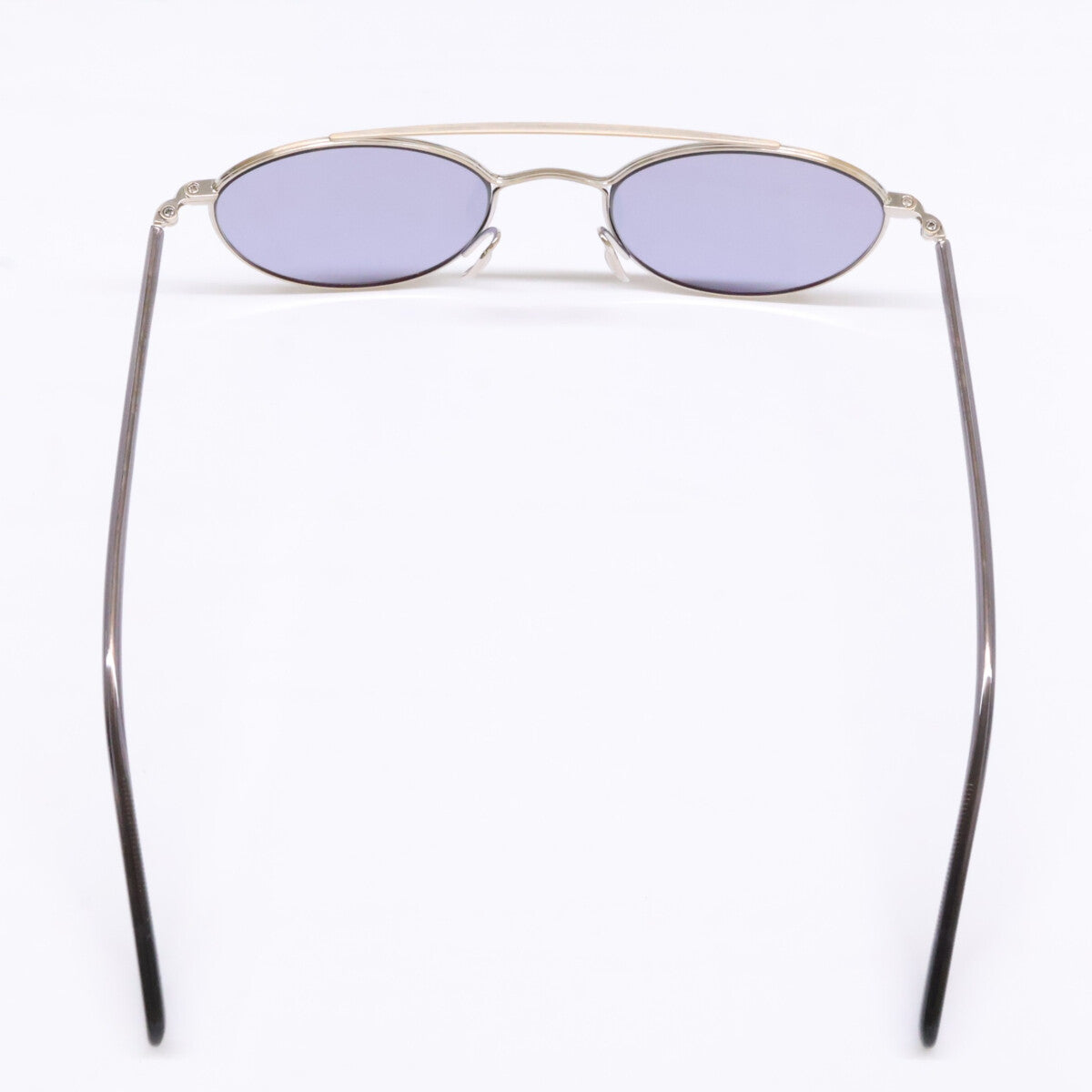 YUICHI TOYAMA ユウイチトヤマ 【美品】U-177 COL.03 Aaron アーロン ダブルブリッジ ボストンシェイプ サングラス