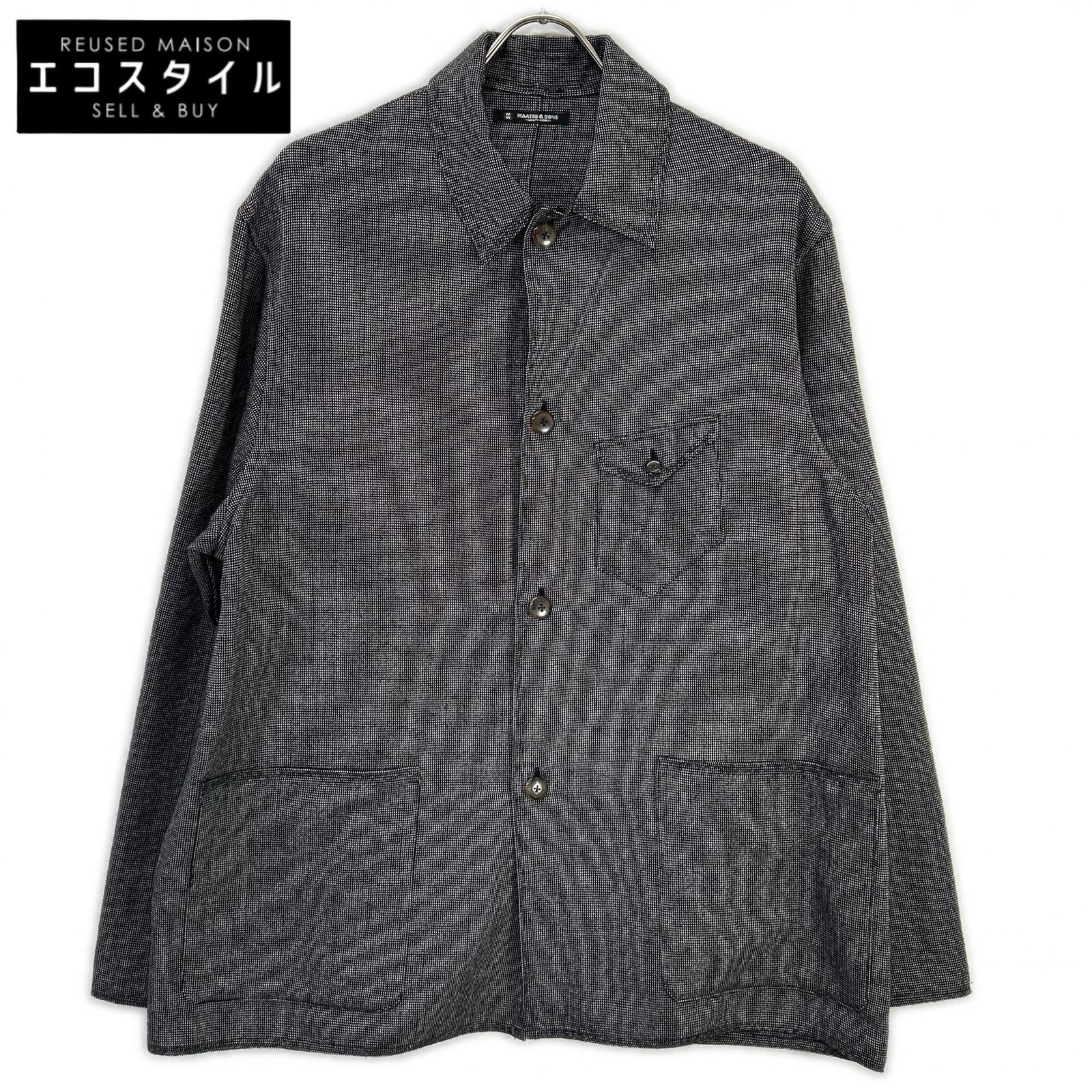 MAATEE&SONS マーティーアンドサンズ ブラック MT4303-0909A 折って折ってPINHEAD トップス
