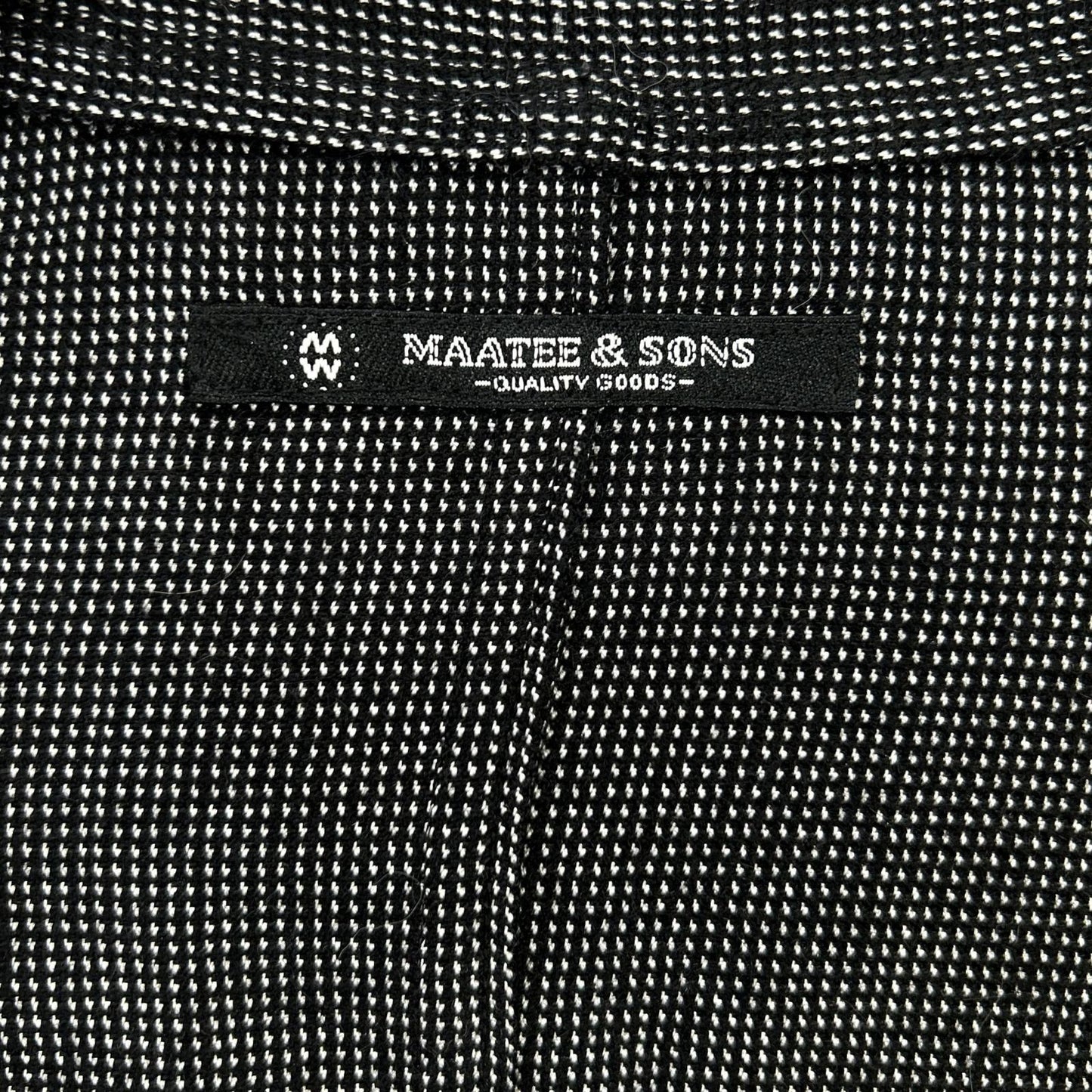 MAATEE&SONS マーティーアンドサンズ ブラック MT4303-0909A 折って折ってPINHEAD トップス