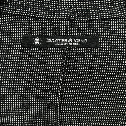 MAATEE&SONS マーティーアンドサンズ ブラック MT4303-0909A 折って折ってPINHEAD トップス