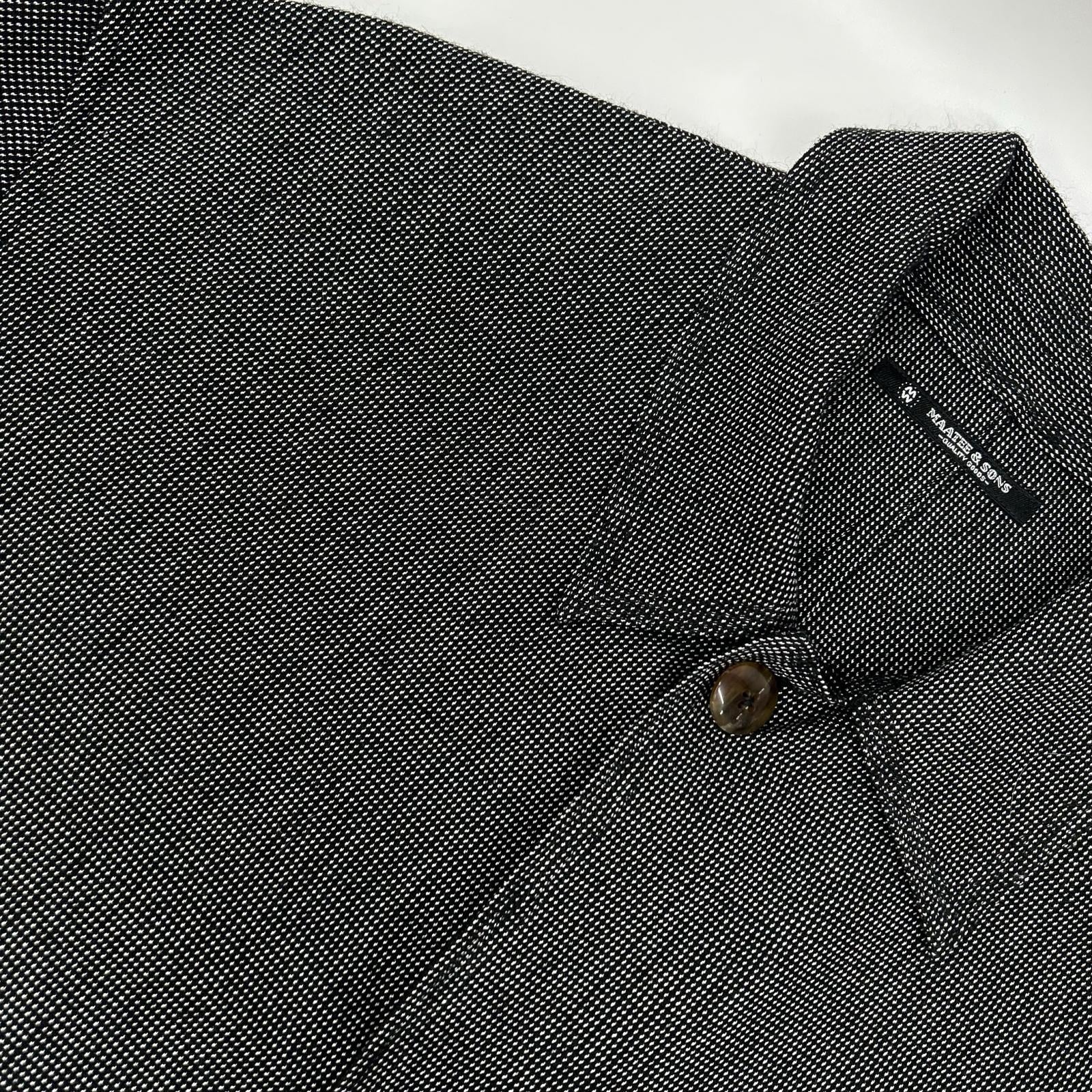 MAATEE&SONS マーティーアンドサンズ ブラック MT4303-0909A 折って折ってPINHEAD トップス