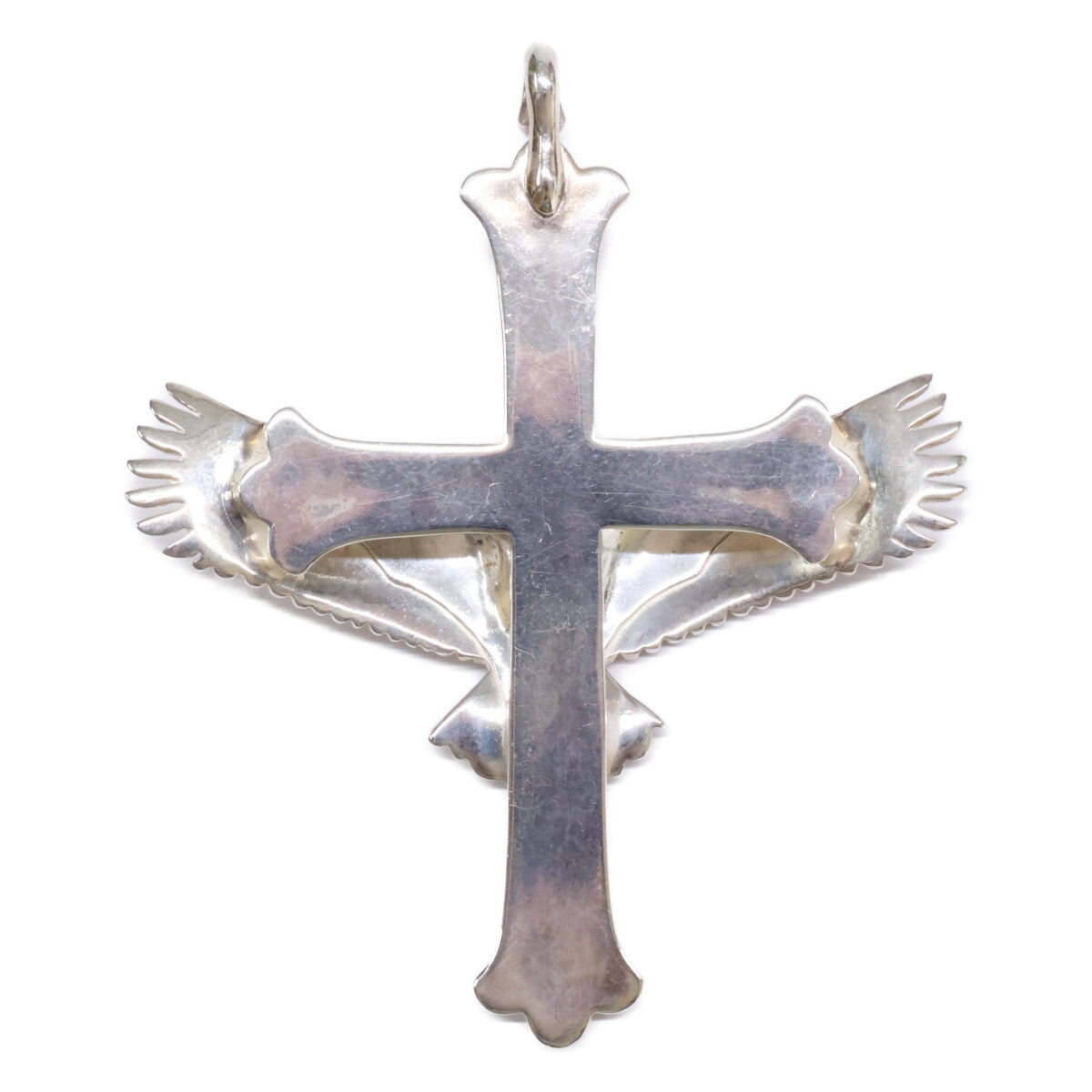 WASHIMITARO 鷲見太郎 新品同様 925 x K18 W-1CROSS-C35 EG-02 cross pendant eagle ペンダントトップ