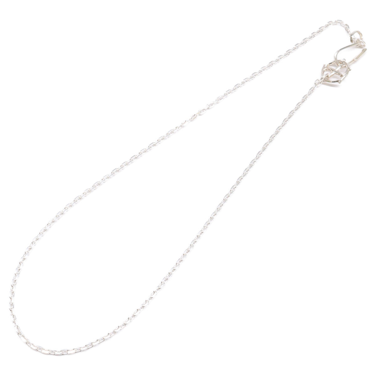 WASHIMITARO 鷲見太郎 【新品同様】W-1TMC-K-C04 SV925 thunder hook solid medicine wheel chain ネックレス