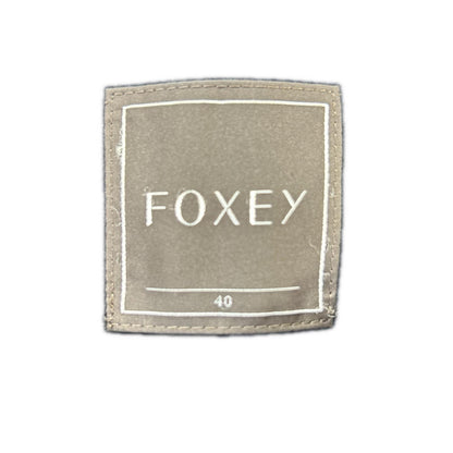 FOXEY フォクシー 27618-KAOFA117NM ビジューファスナー ジップアップ ウール トップス