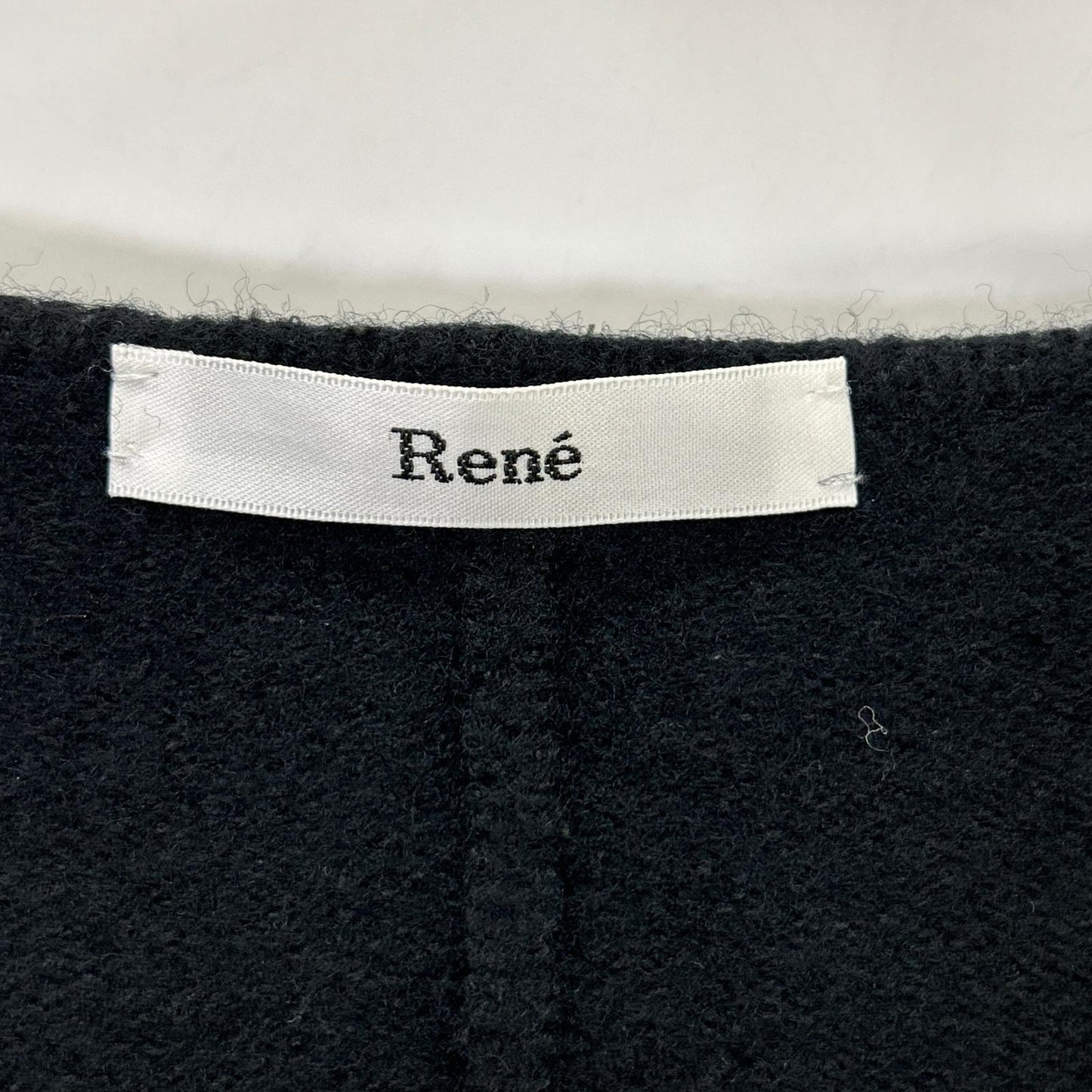 Rene ルネ 18年製 6842590 ブラック ニット ロングカーディガン トップス
