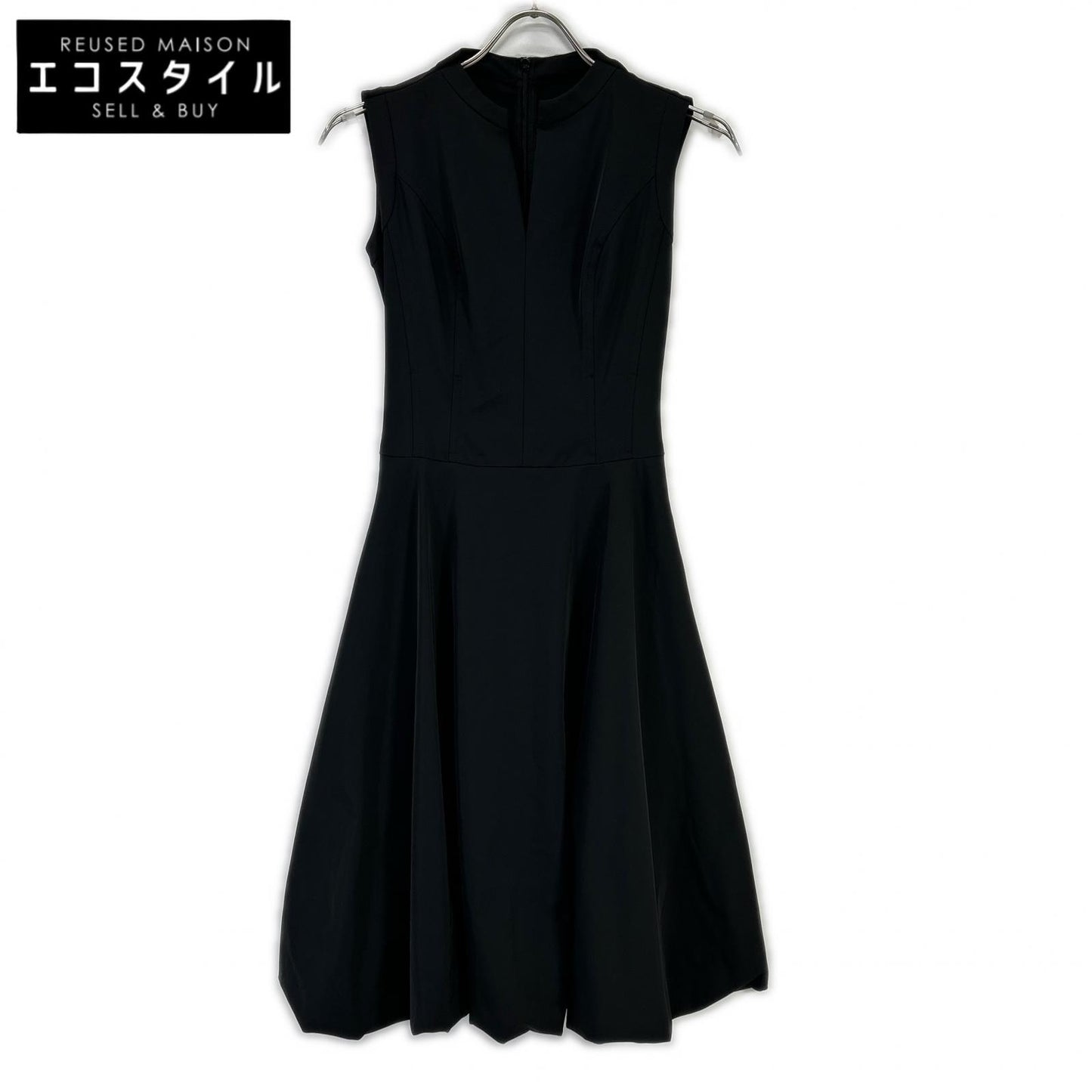 FOXEY NEW YORK フォクシーニューヨーク 18257 ブラック ノースリーブ バールーンワンピース ワンピース