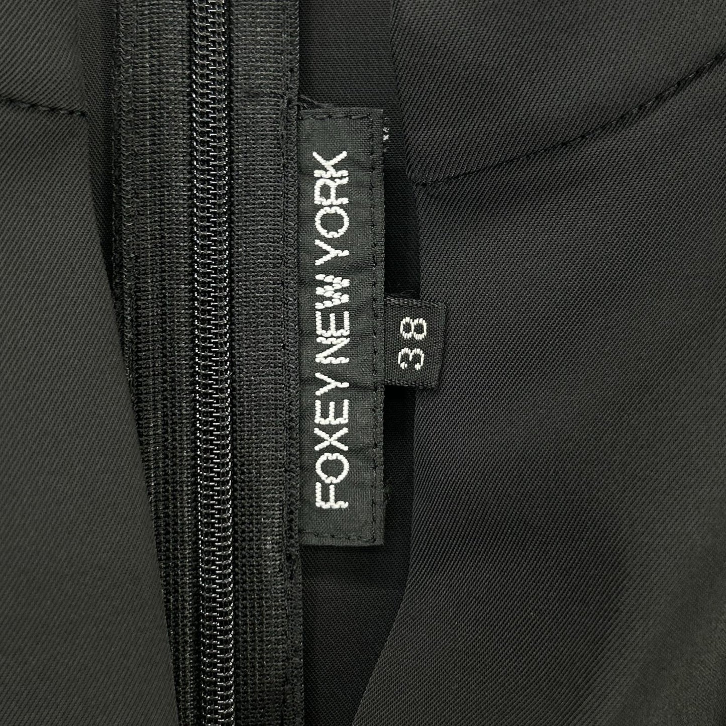 FOXEY NEW YORK フォクシーニューヨーク 18257 ブラック ノースリーブ バールーンワンピース ワンピース