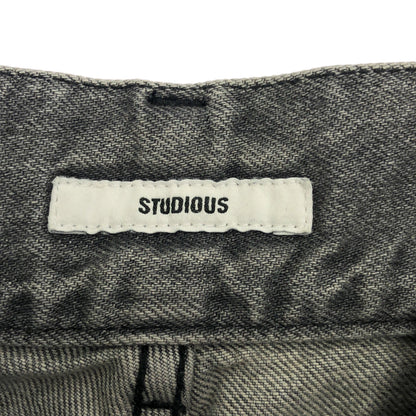 STUDIOUS ステュディオス ケミカル 125340023 サイドフォールデッドジーンズ ボトムス