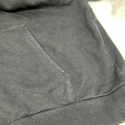 CELINE セリーヌ 2Y468670Q ブラック コットンフリース ルーズ フーディー トップス
